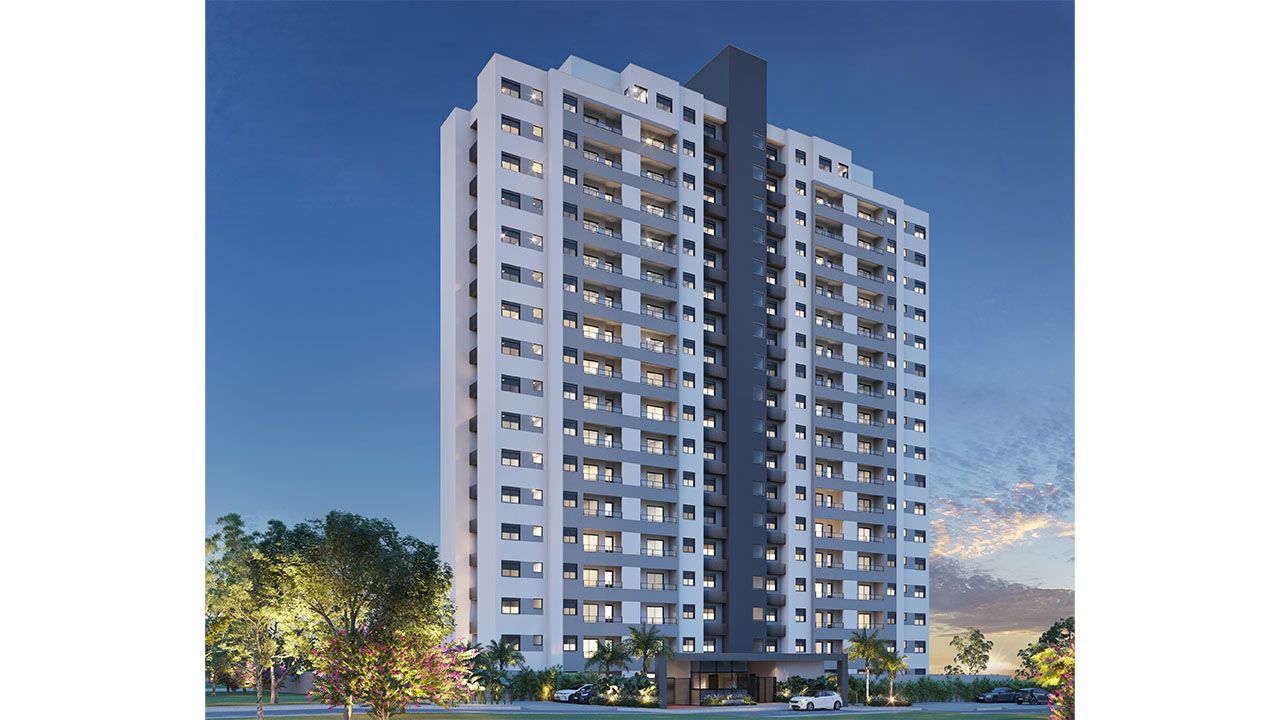 Absolute – Apto 2 Dorms c/Suíte – Parque Industrial